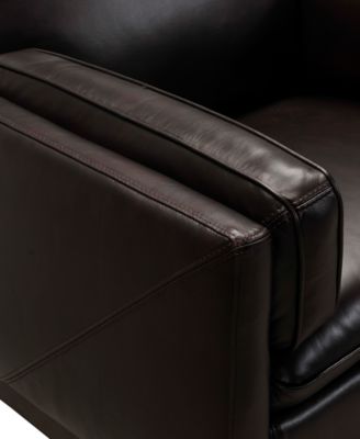 CLOSEOUT! Virton 136" 4-Pc. Leather Chaise Sectional Sofa, Created for Macy's