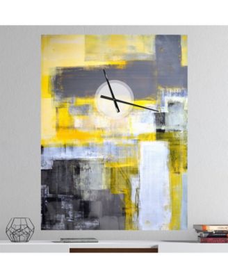 Design Art Designart Oversized Modern Metal Wall Clock
