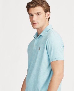 image of Polo Ralph Lauren Men-s Custom Slim Fit Cotton Polo