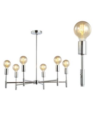 Turing 17.75" Adjustable Height LED Pendant