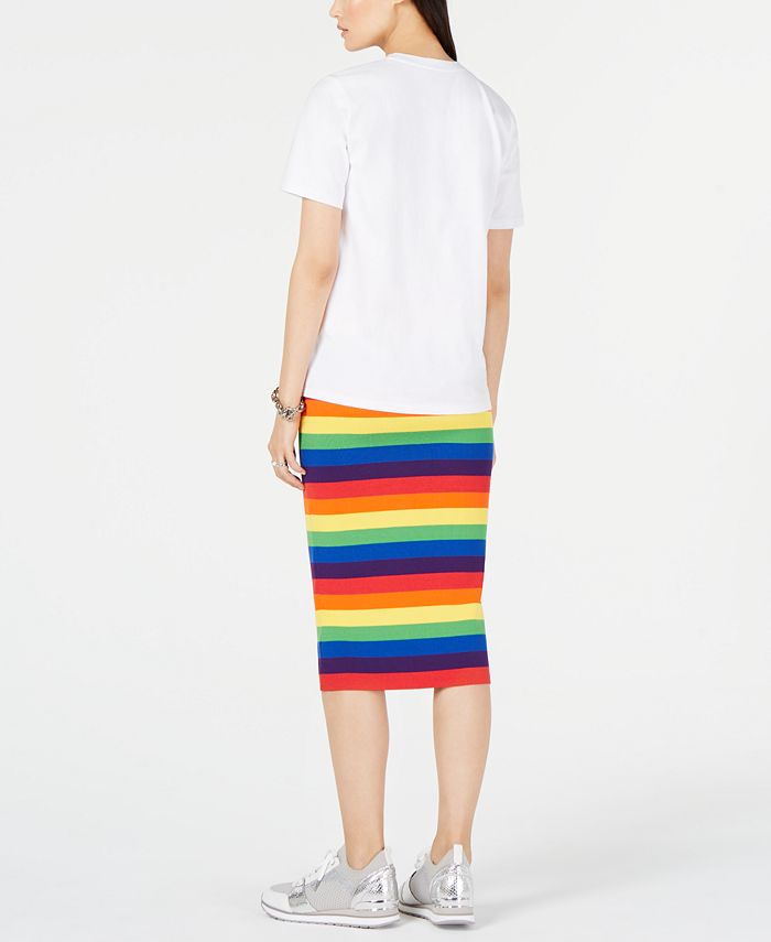 Michael kors deals striped skirt