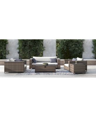 Oceanside Outdoor Side Table with Storage