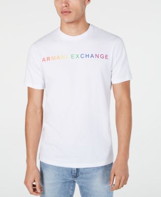 armani exchange pride shirt