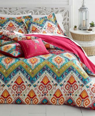 Azalea Skye - Moroccan Nights Red Duvet Set, Full/Queen