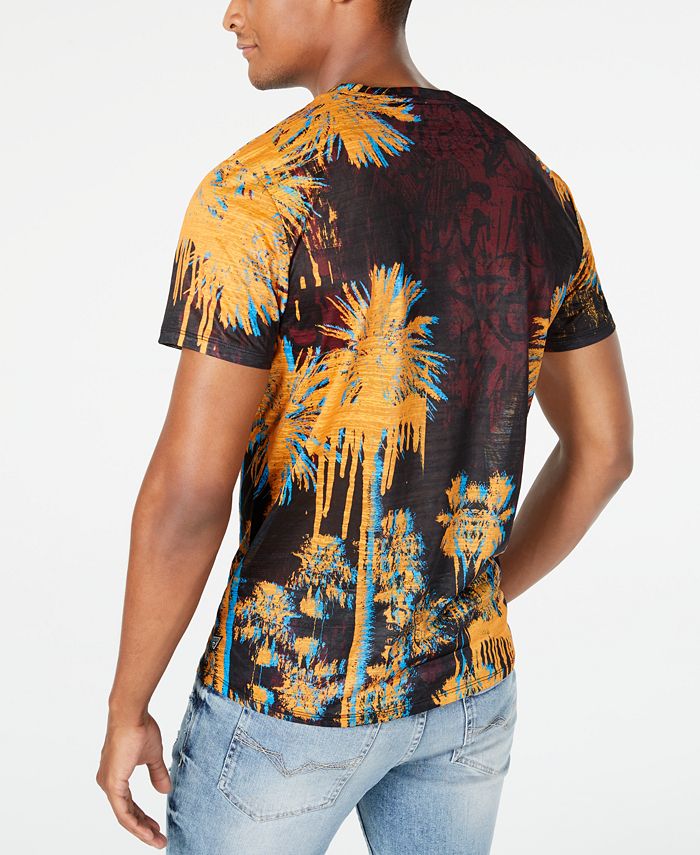 GUESS Men's Wynn Graffiti Palms Graphic T-Shirt - Macy's
