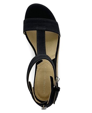Adrienne Vittadini Chaps Platform Wedge Sandal - Macy's