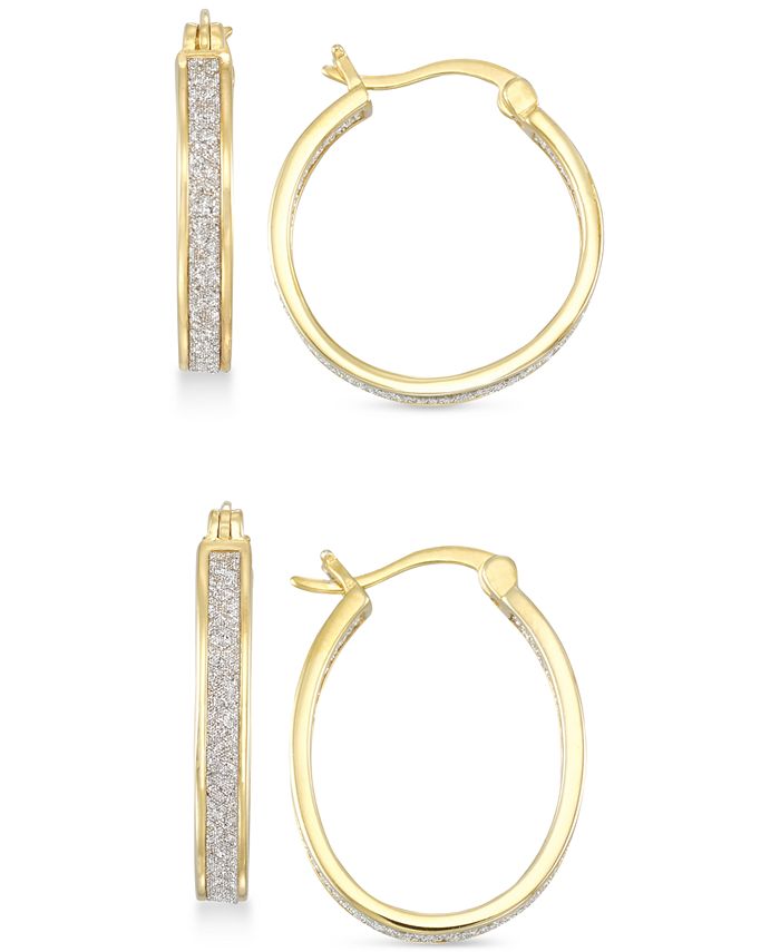 Simone i smith hoop earrings Clearance