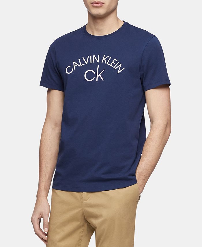 Calvin Klein Men's Logo Graphic T-Shirt & Reviews - T-Shirts - Men - Macy's