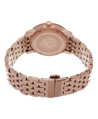 Alexander Watch A111B-08, Stainless Steel Rose Gold Tone Case on Stainless Steel Rose Gold Tone Bracelet