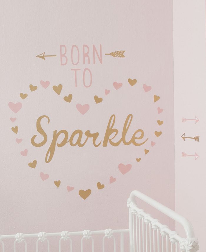 Lambs & Ivy Confetti Hearts and Arrows Nursery Wall Decals/Appliques