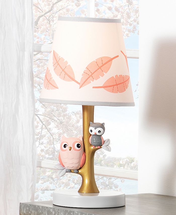 Lambs & Ivy Family Tree Owl Nursery Lamp with Shade and Bulb Macy's