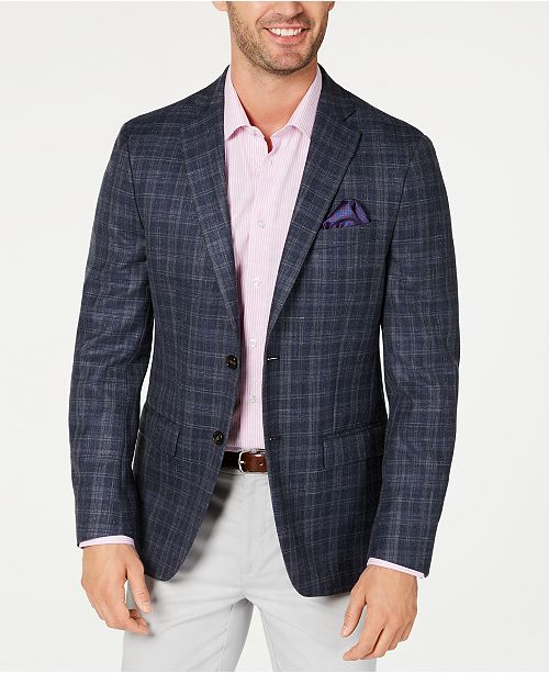 Lauren Ralph Lauren Men S Classic Fit Ultraflex Stretch Plaid Sport