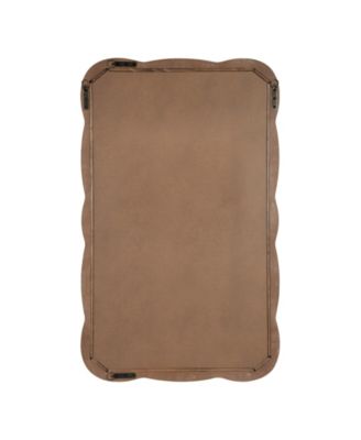 Hatherleigh Scallop Wood Wall Mirror