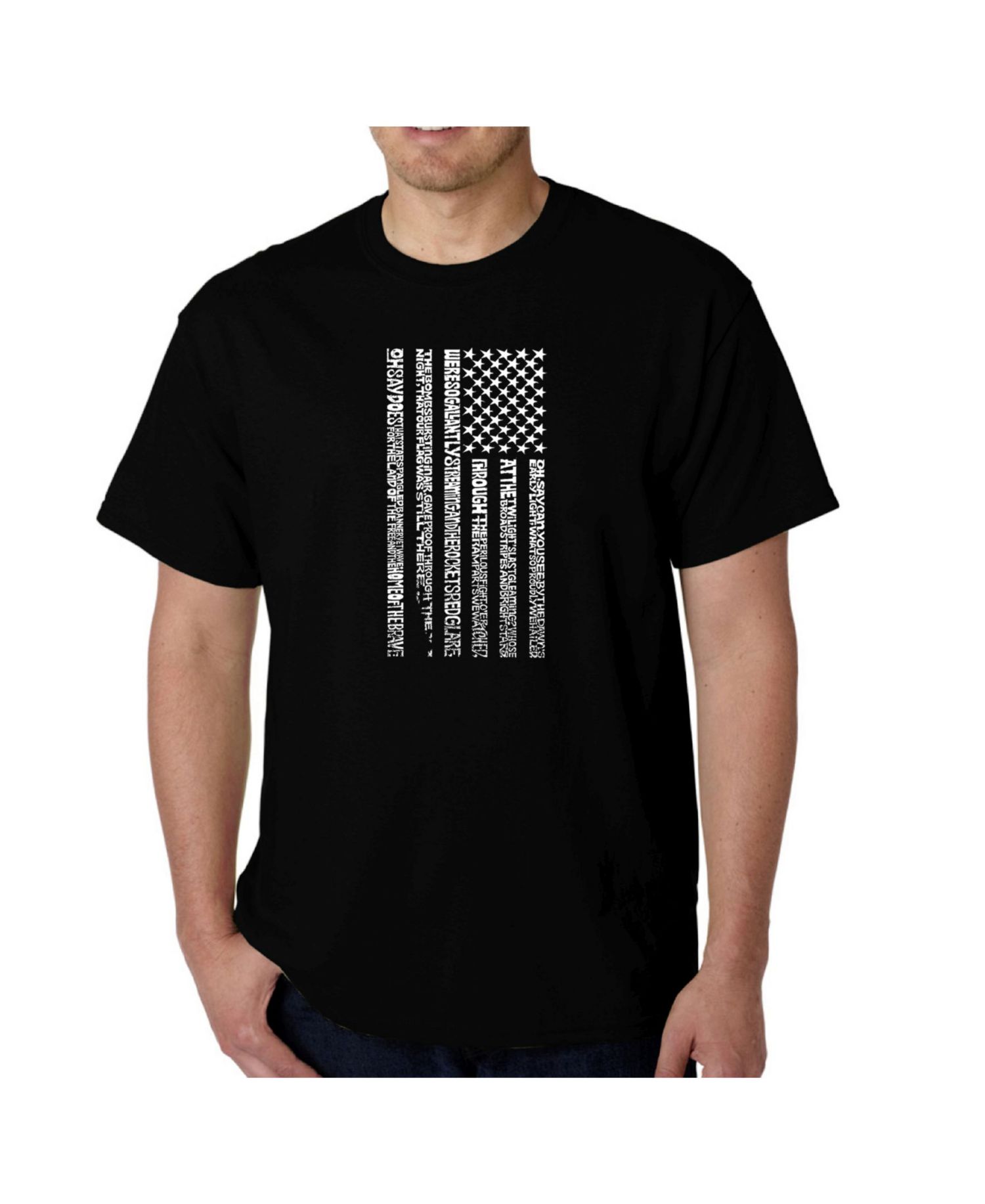 Mens Word Art T-Shirt - Anthem