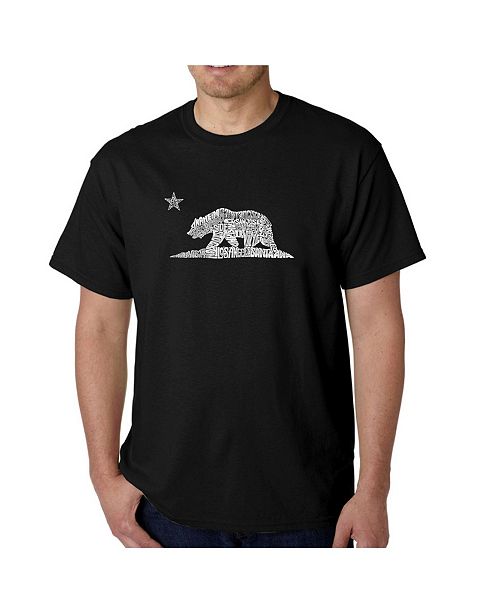 La Pop Art Mens Word Art T Shirt California Bear Reviews T