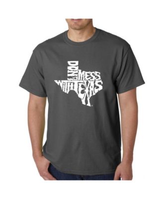 Mens Word Art T-Shirt - Dont Mess with Texas