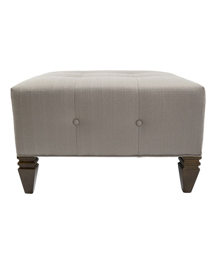 MJL Furniture Designs Nova Button Tufted Square Ottoman Macy's