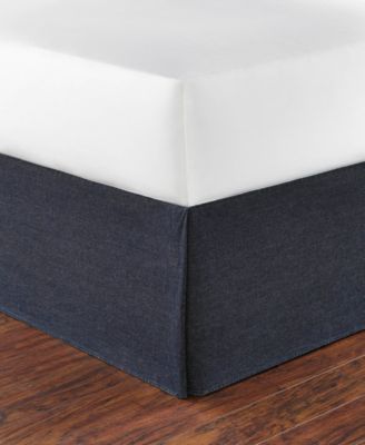 Nautica - Seaward Denim Bedskirt, Full