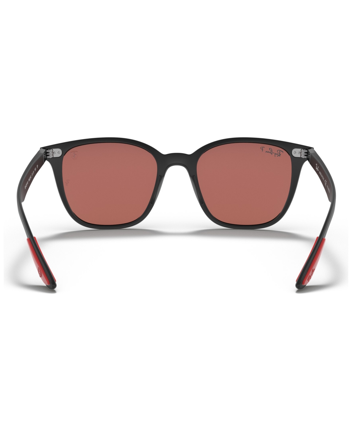 Ray-Ban Men's Polarized Sunglasses, RB4297M Scuderia Ferrari Collection 51 -PURPLE MIR SILVER POLAR