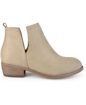 Women's Rimi Notched Ankle Stacked Heel Booties