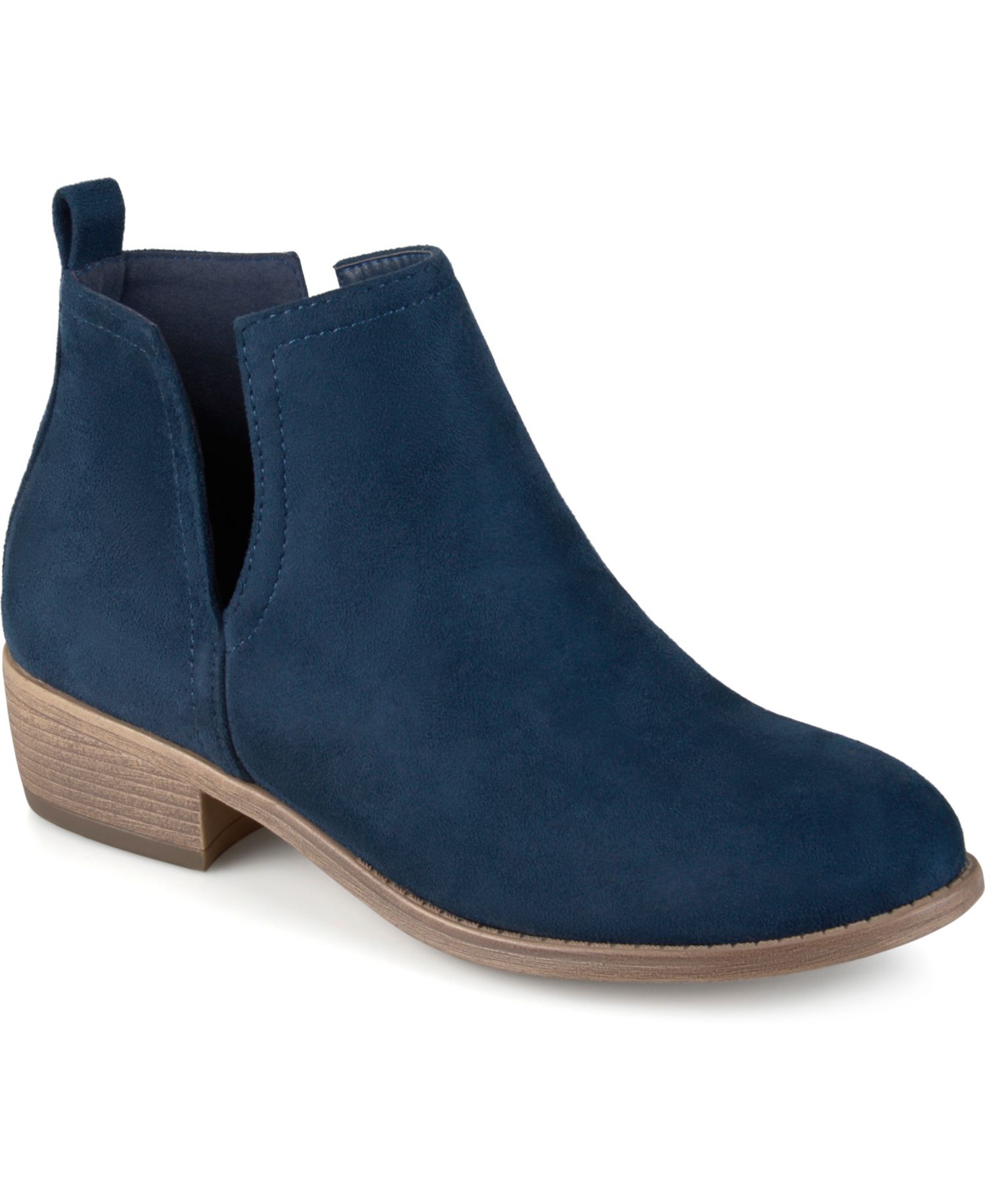 Women's Rimi Notched Ankle Stacked Heel Booties