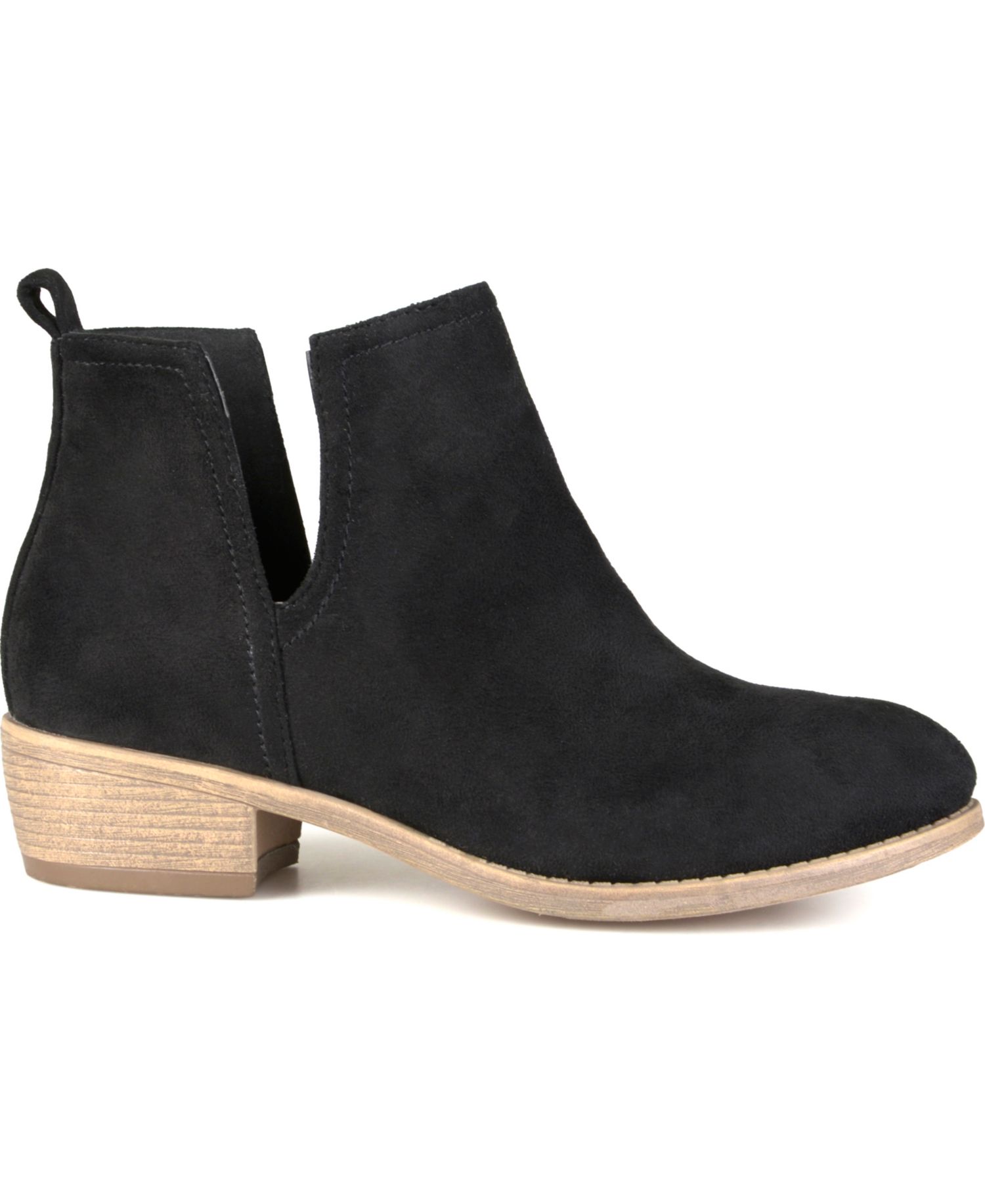 Women's Rimi Notched Ankle Stacked Heel Booties