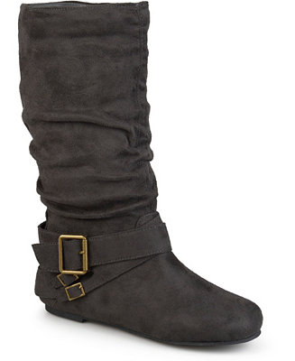 Journee Collection Women's Shelley Buckles Boot & Reviews - Boots ...