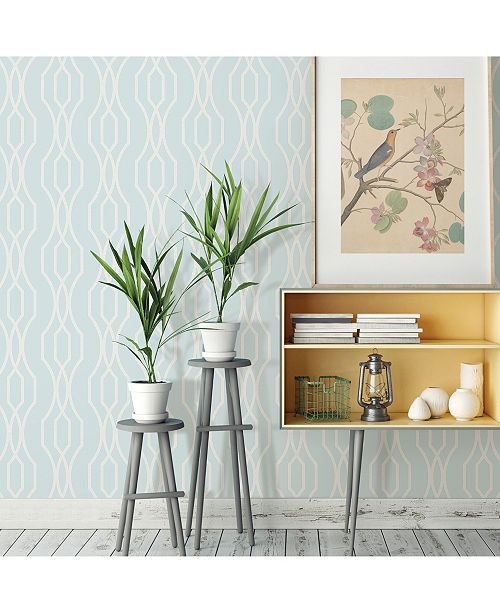 Brewster Home Fashions Coventry Trellis Wallpaper 396 X 20 5 X