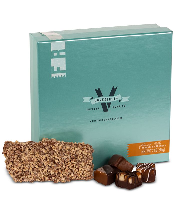 V Chocolates 2Lb Toffee Caramel Combo Macy's