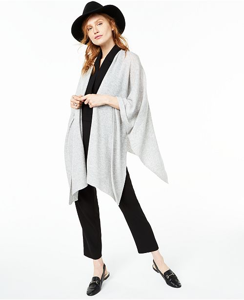 Charter Club Solid Cashmere Wrap Created For Macy S Reviews Sweaters Women Macy S