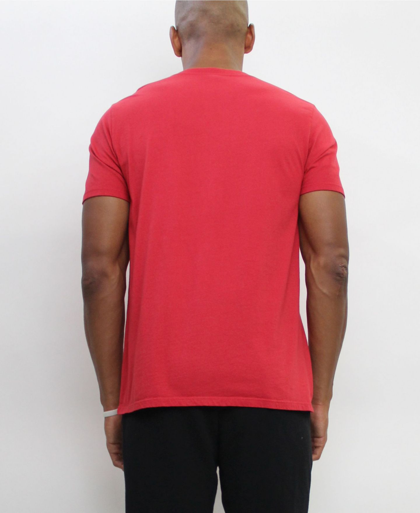Мужская футболка COIN 1804 TMC001CJ Cotton Jersey Short-Sleeve Basic Crew-Neck, цвет: Flame — фото 3