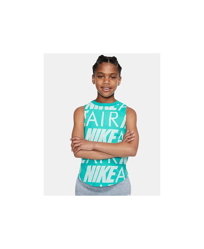 Nike Big Girls Air Logo Cotton Tank Top & Reviews - Shirts & Tops ...