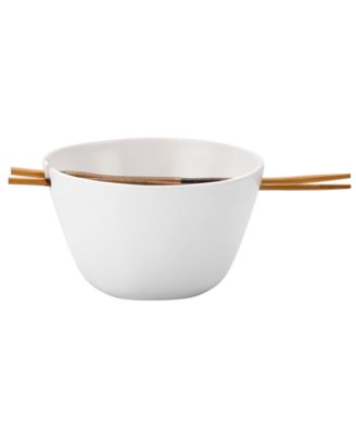 Donna Karan Lenox - Porcelain Touch Medium Noodle Bowl with Chopsticks