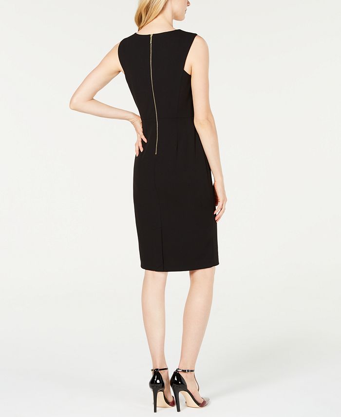 Calvin Klein Toggle-Chain Sheath Dress - Macy's