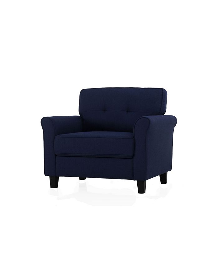 Lifestyle Solutions Jersey Accent Chair With Upholstered Fabric and