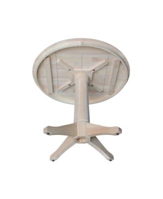 36" Round Top Pedestal Table - 28.9"H