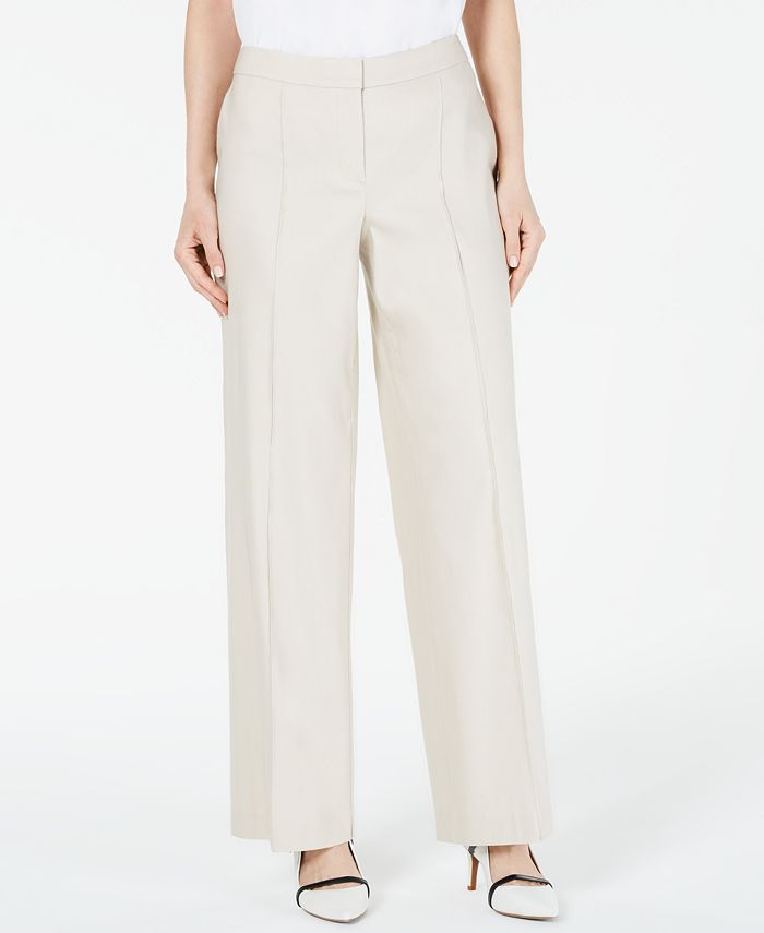 Alfani Petite Wide-Leg Linen Pants, Created For Macy's - Macy's