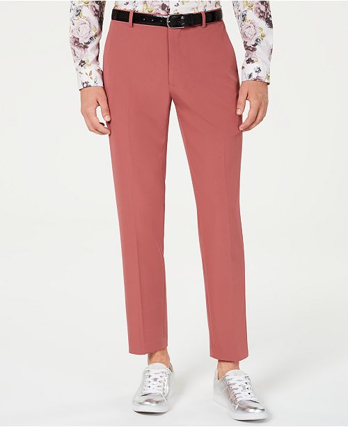 Inc International Concepts Inc Men S Slim Fit Dusty Red Pants