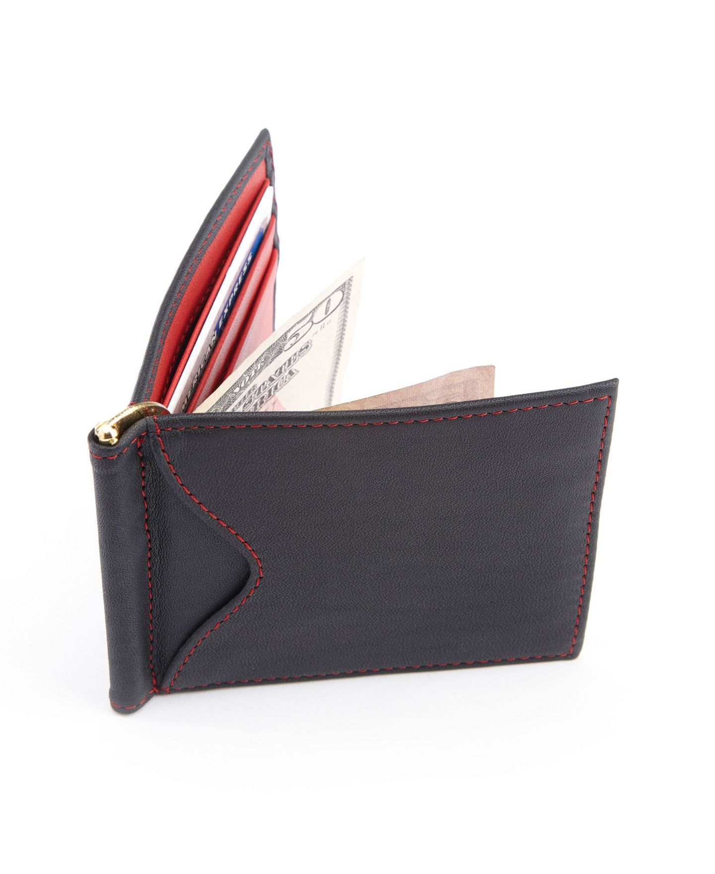 Мужской кошелёк ROYCE New York RFID Blocking Money Clip Wallet, цвет: Чёрный — фото 10