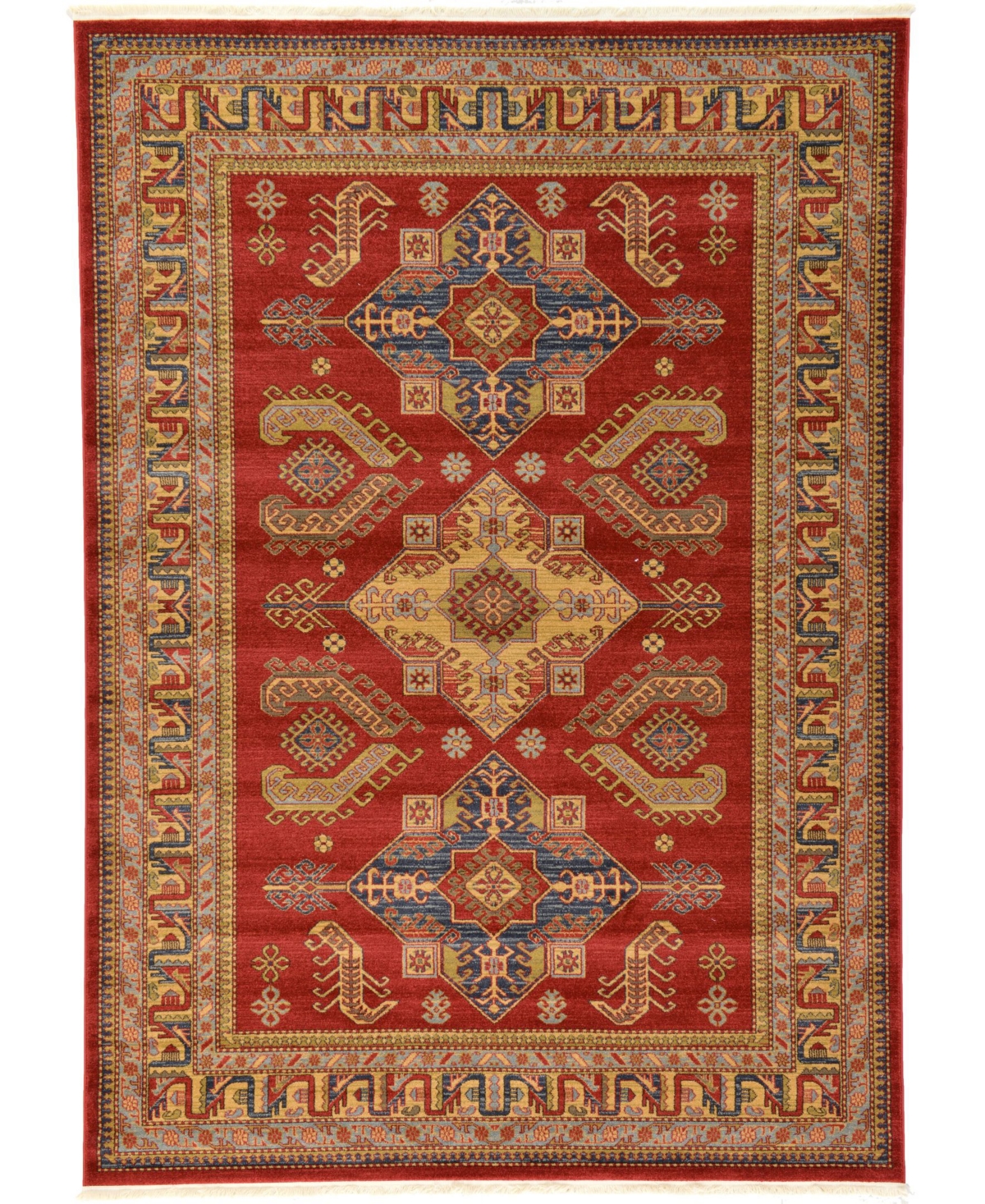 Bayshore Home Harik Har5 Red 7' x 10' Area Rug - Red