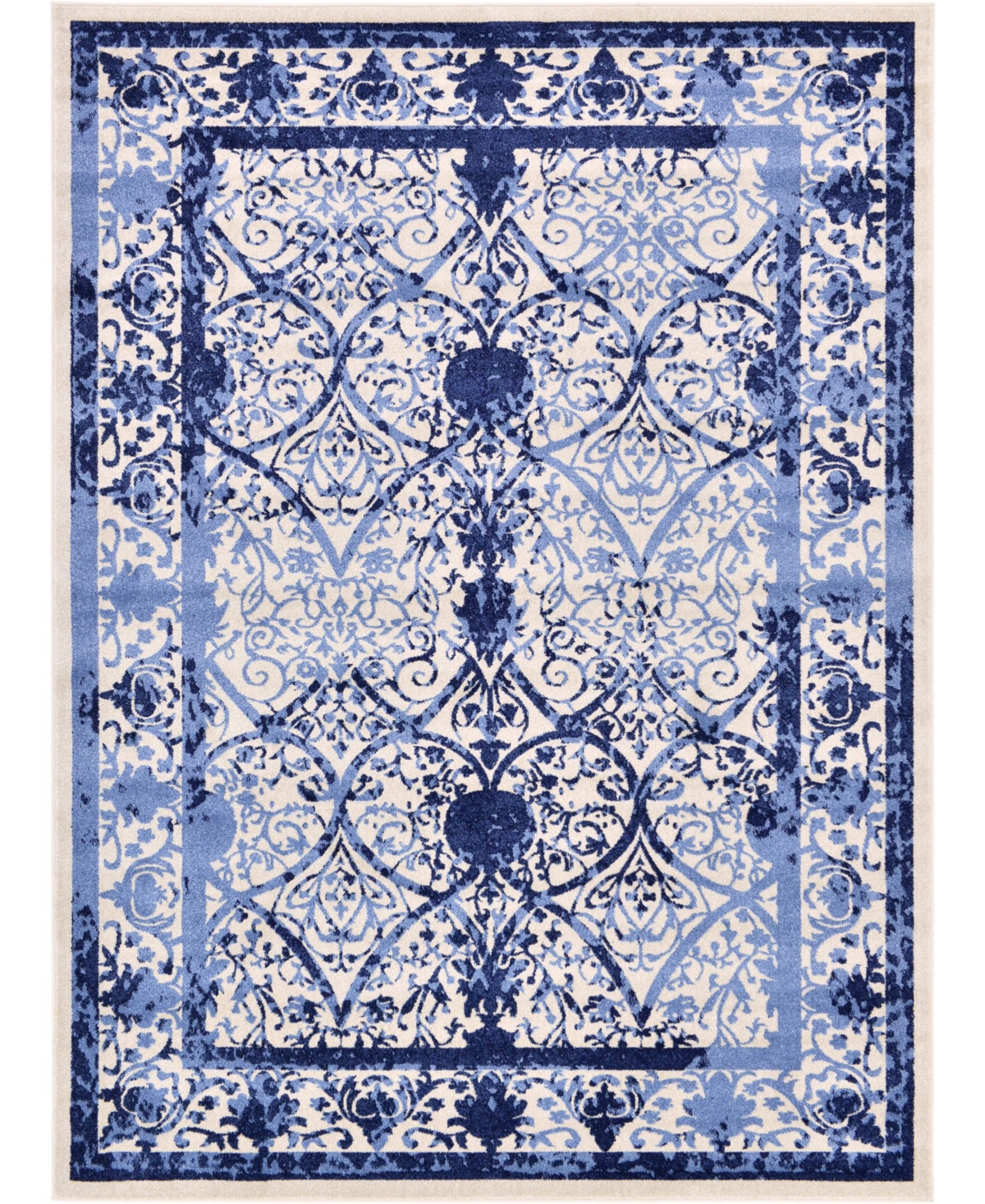 Bayshore Home Aldrose Ald6 8' x 11' Area Rug - Blue