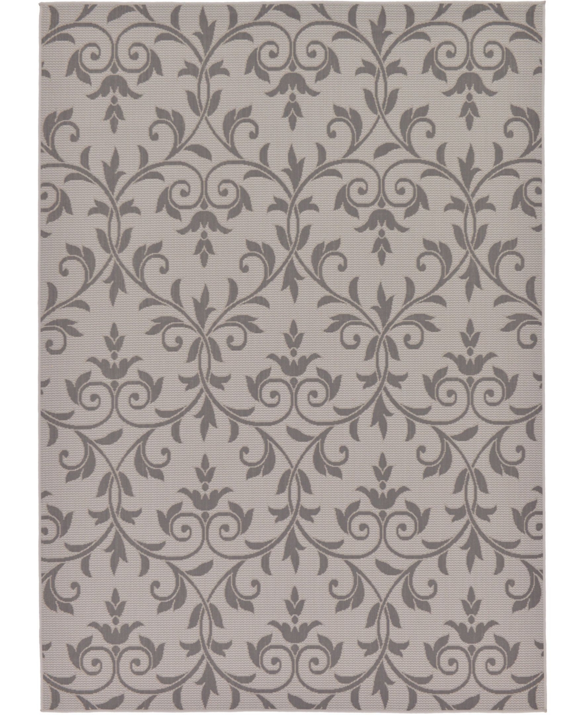 Bayshore Home Outdoor Pashio Pas5 7' x 10' Area Rug - Gray