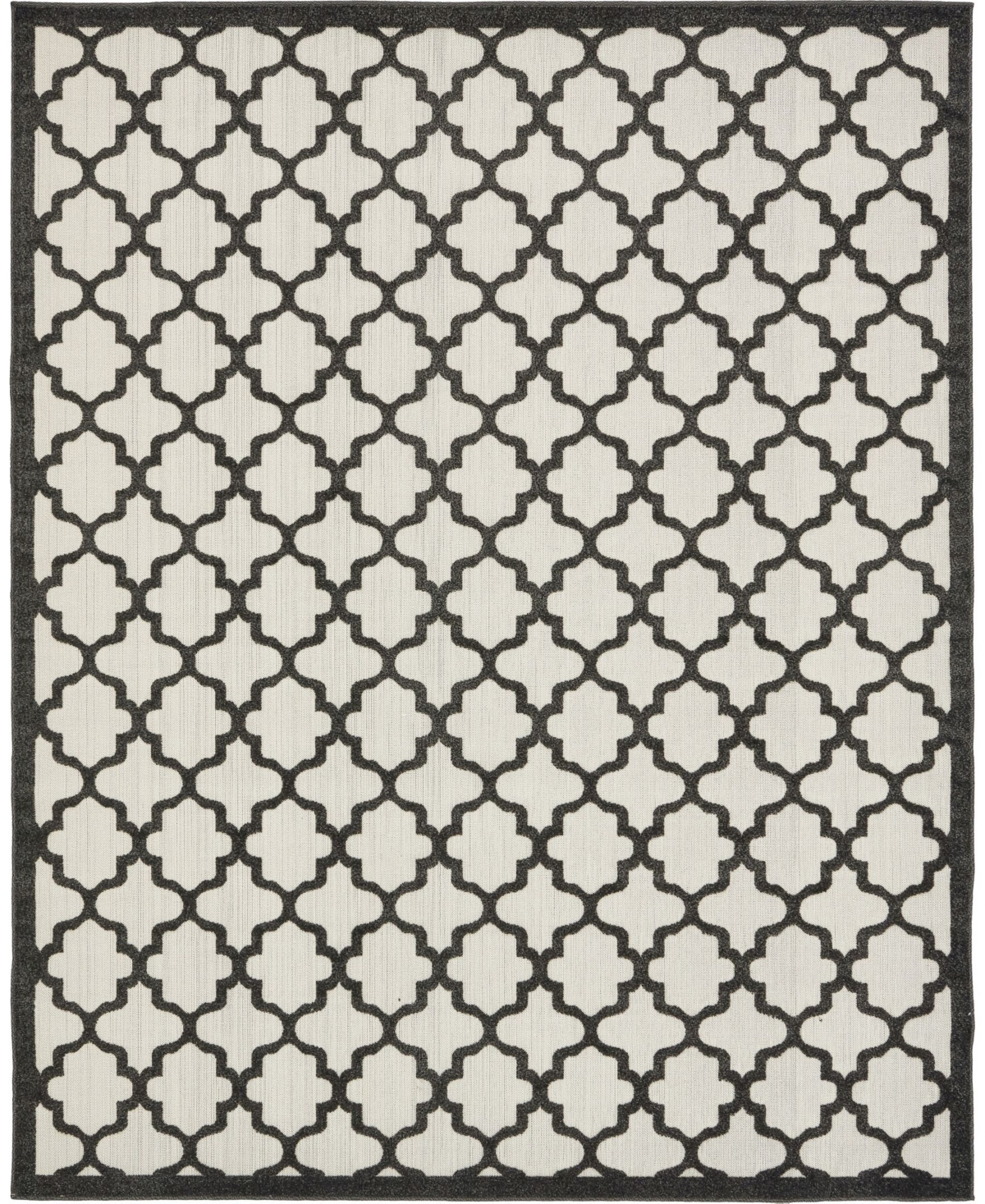 Bayshore Home Outdoor Pashio Pas3 Black 8' x 10' Area Rug - Black