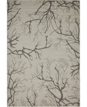 Bridgeport Home Pashio Pas6 Light Gray 6' x 9' Area Rug