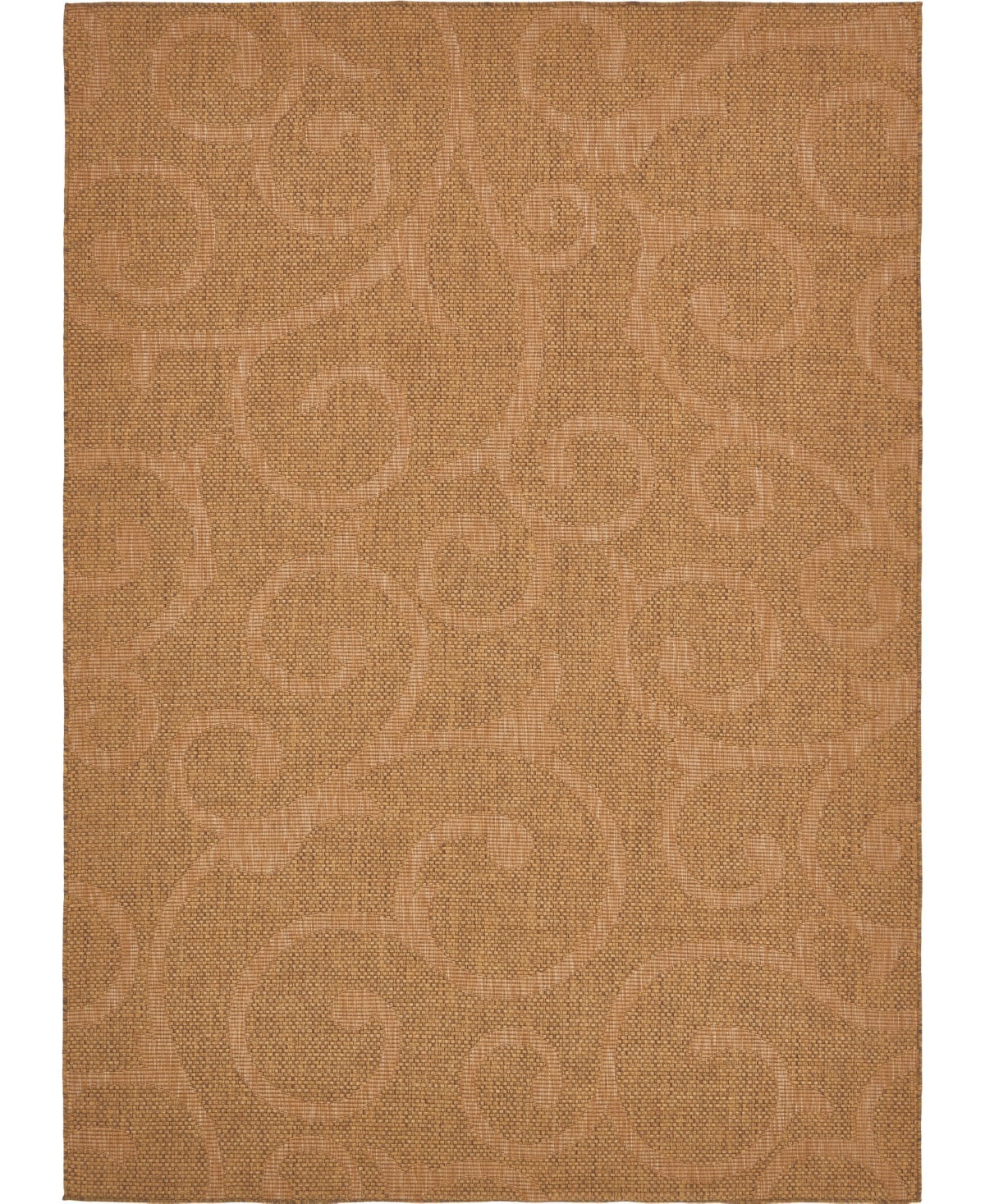 Bayshore Home Outdoor Pashio Pas7 8' x 11' 4in Area Rug - Brown