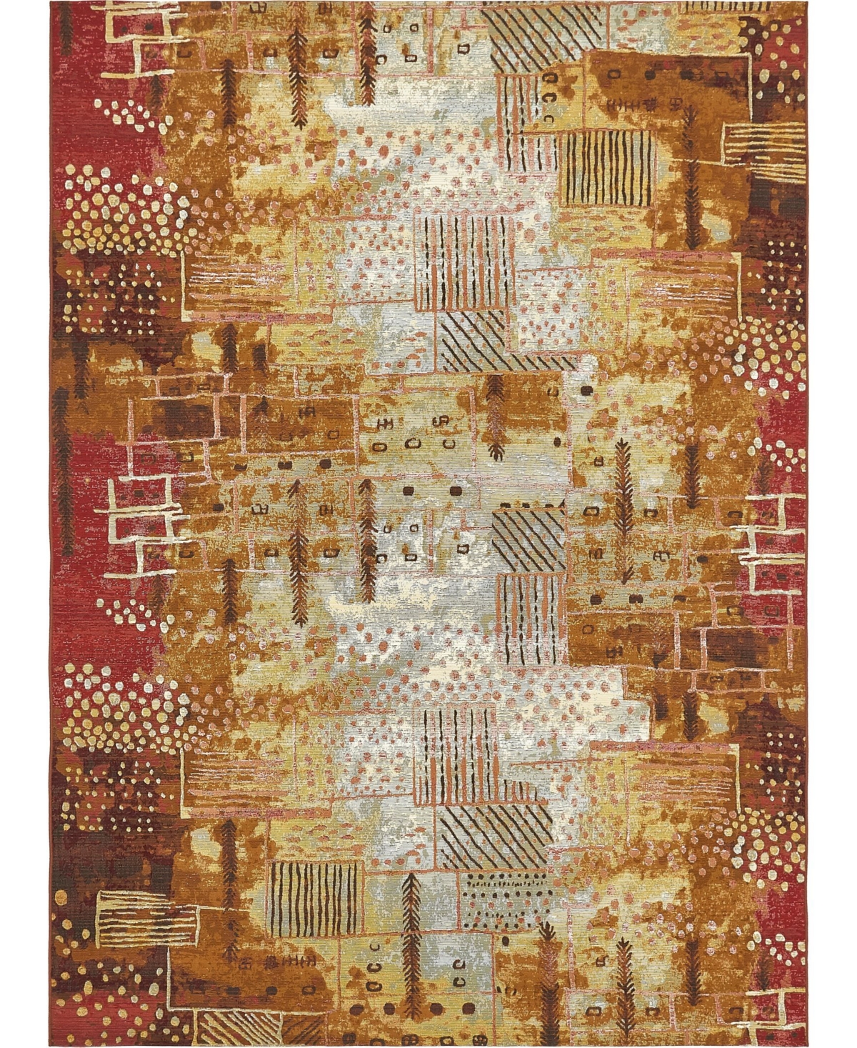 Bayshore Home Outdoor Pashio Pas1 Multi 8' x 11' 4in Area Rug - Multi