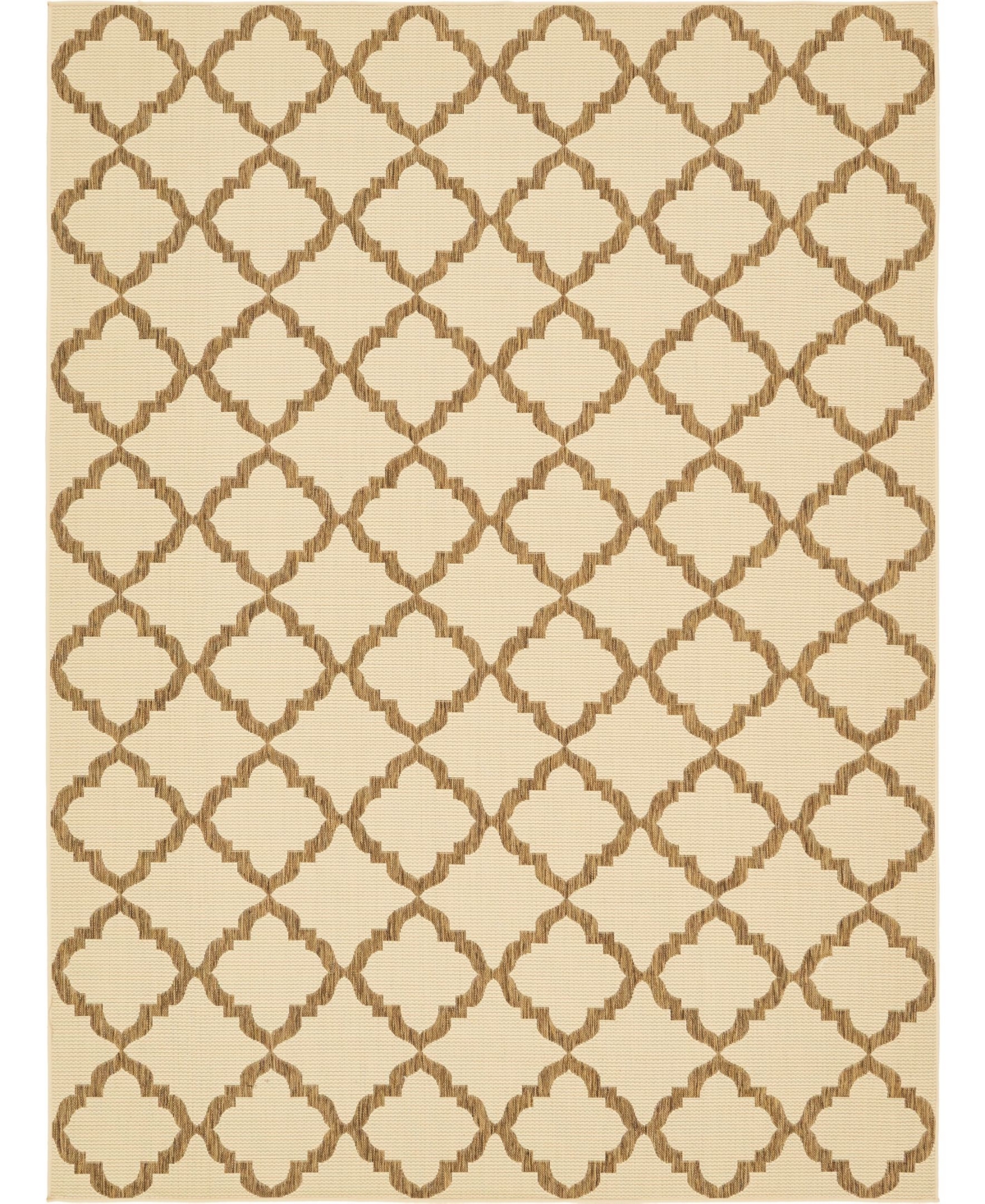 Bayshore Home Outdoor Pashio Pas5 Beige 8' x 11' 4" Area Rug - Beige