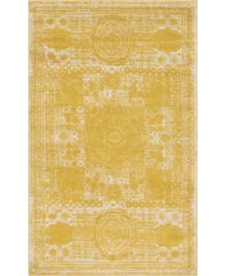Mobley Mob2 Yellow 5' 10" x 8' Area Rug