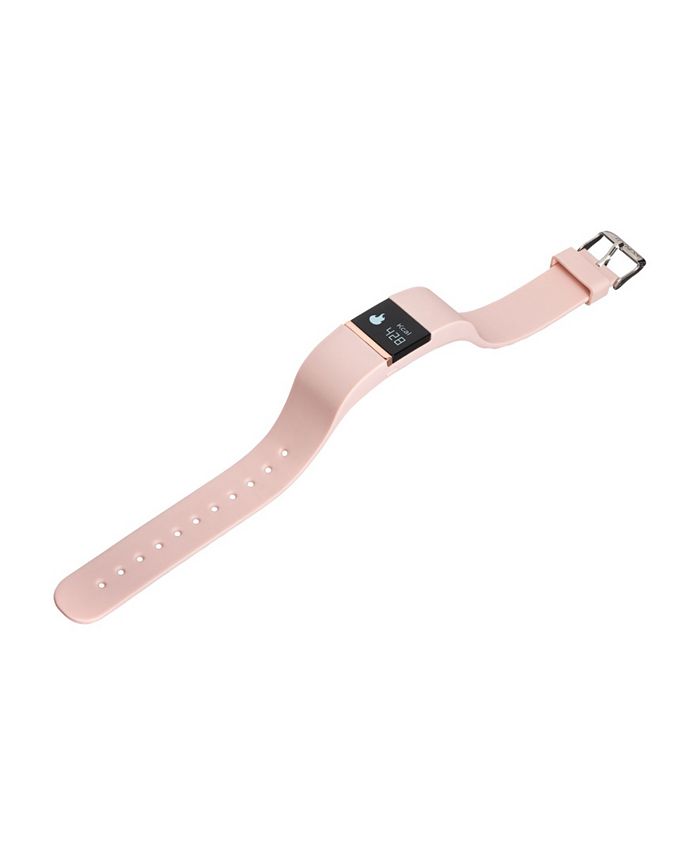 iTouch iFitness Activity Tracker with Blush Strap and Bonus Burgundy