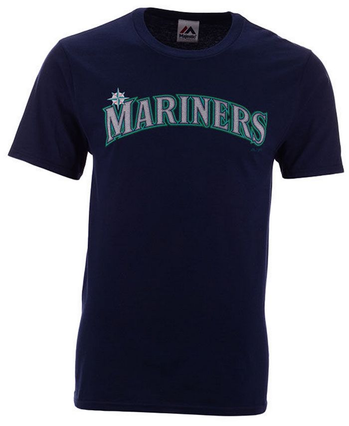 Majestic Men's Yusei Kikuchi Seattle Mariners Official Player T-Shirt ...
